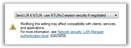 Modified NTLM Authentication Windows 2000